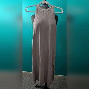 Chic Sleeveless Gray Dress